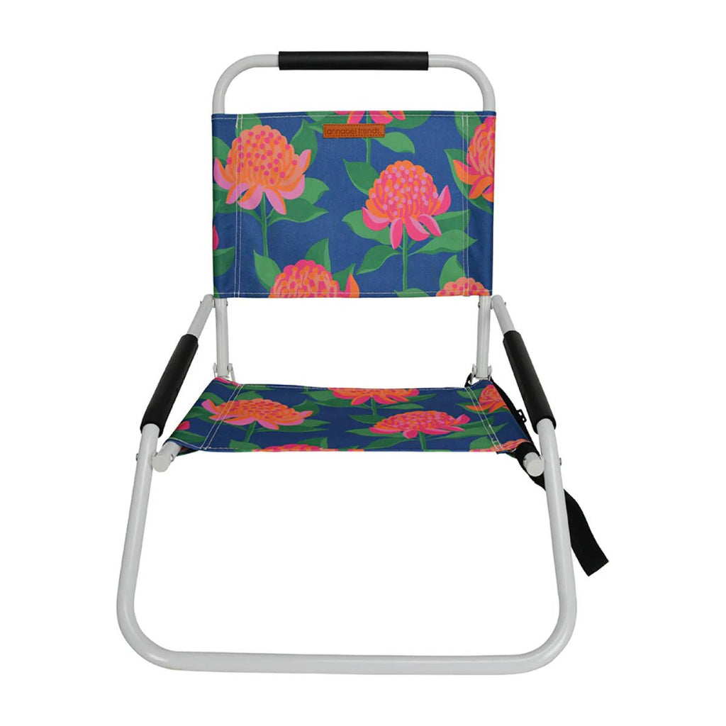 Low Beach Concert Chair Bright Waratah - Umbrella Beach