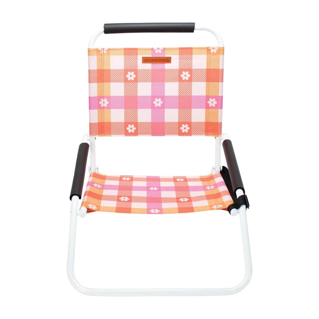 Low Beach Concert Chair Daisy Gingham - Umbrella Beach