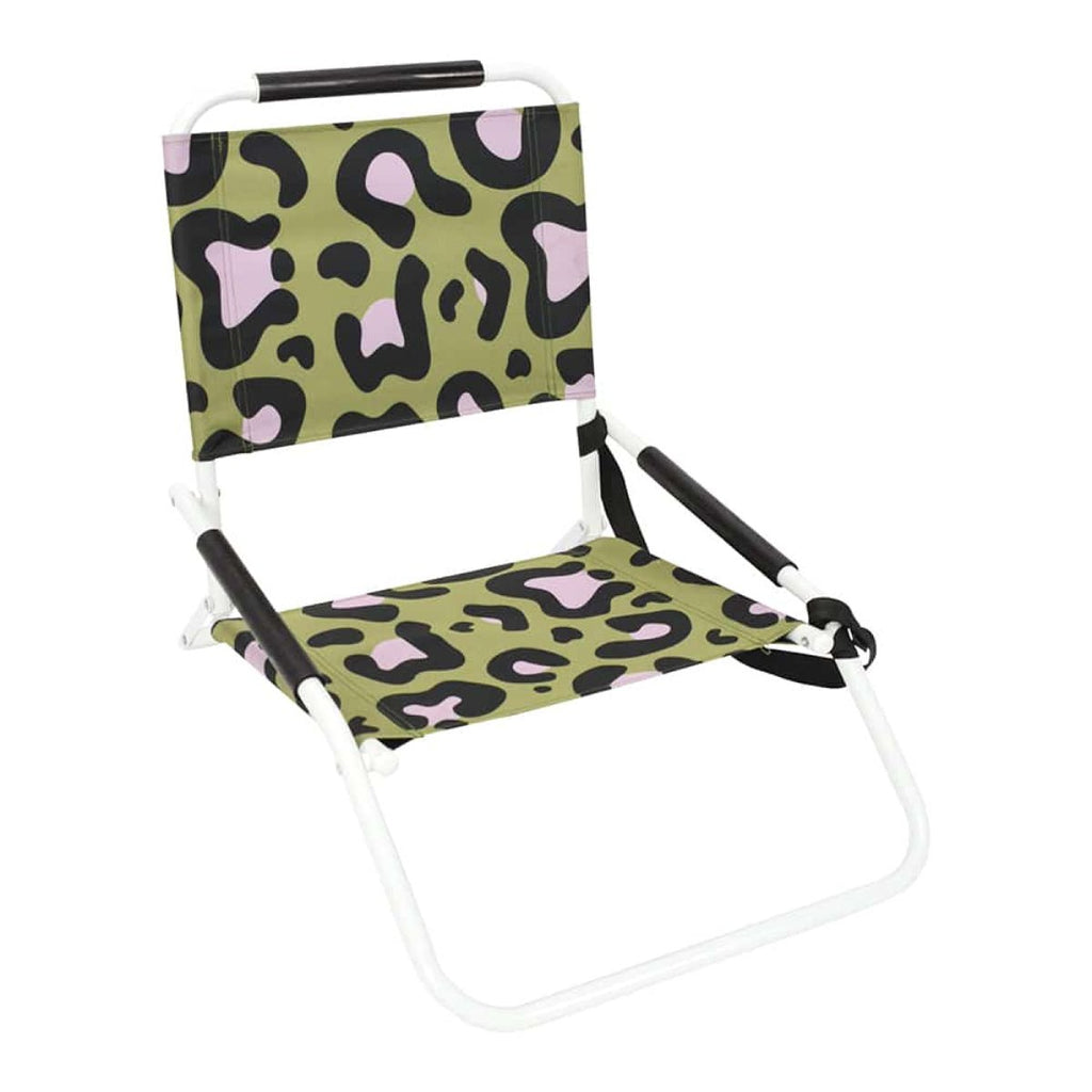 Low Beach Concert Chair Ocelot Pink Khaki - Umbrella Beach