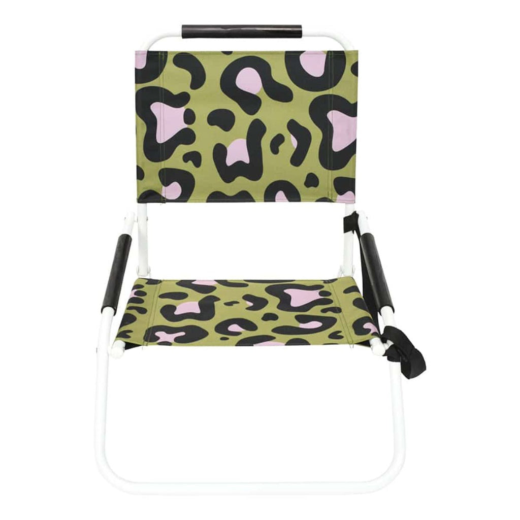Low Beach Concert Chair Ocelot Pink Khaki - Umbrella Beach