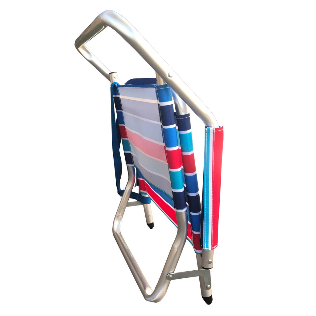 Shelta LeSands Low Aluminium Beach Seat Chair Nautical - Umbrella Beach