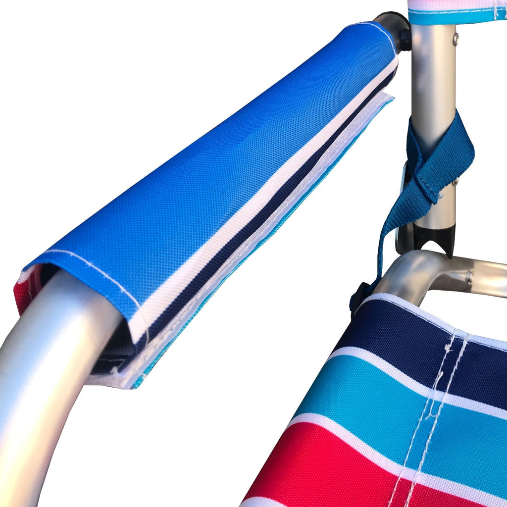 Shelta LeSands Low Aluminium Beach Seat Chair Nautical - Umbrella Beach