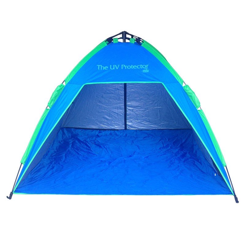 Shelta UV Protector Beach Tent Royal and Lime - Umbrella Beach