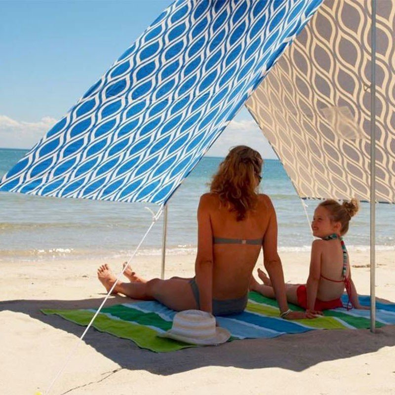 Sombrilla Beach Shelter Moroccan Blue - Umbrella Beach