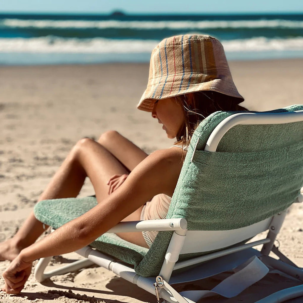 Sunnylife Cushioned Beach Chair Salmon - Umbrella Beach
