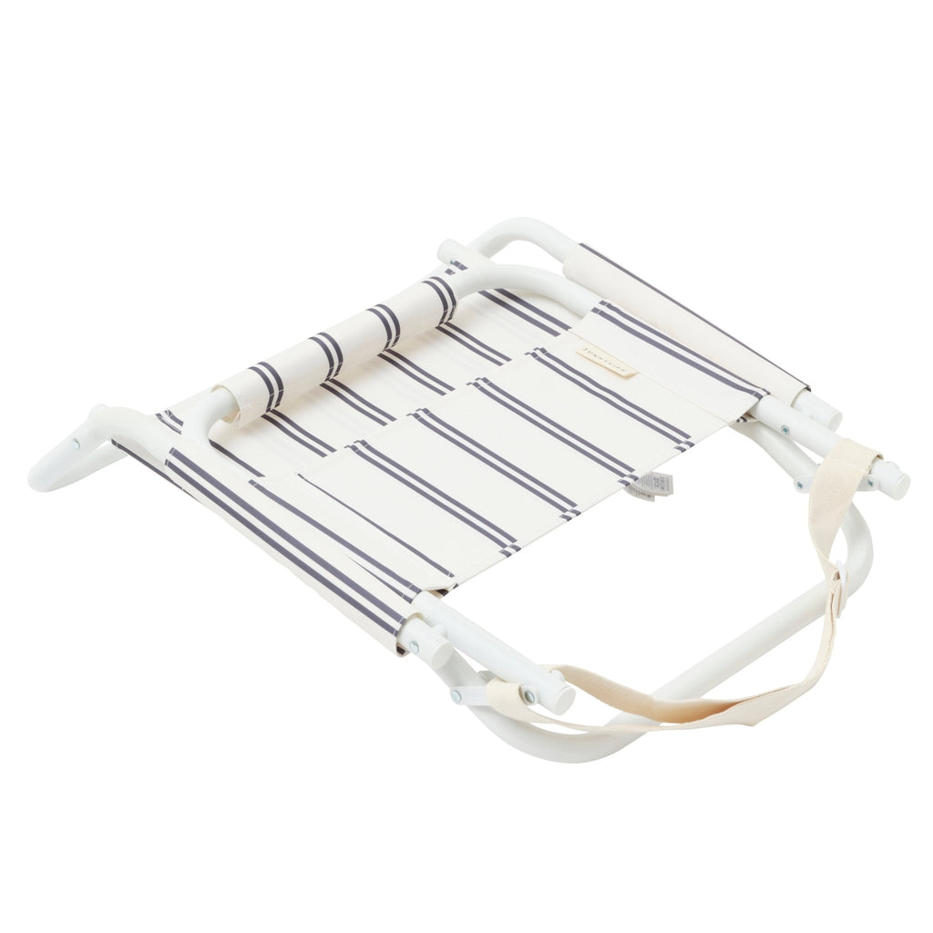 Sunnylife Low Beach Chair Charcoal Stripe - Umbrella Beach