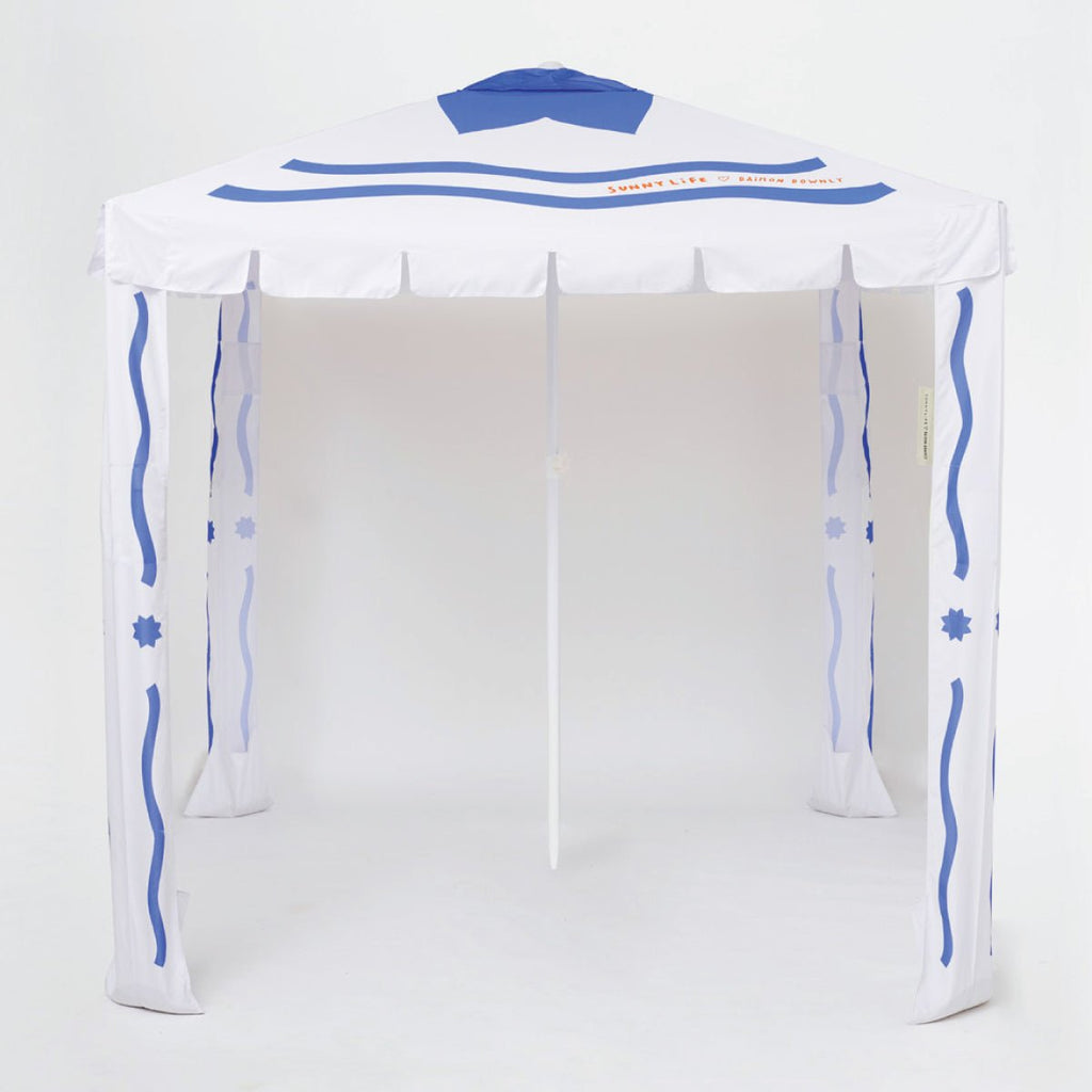Sunnylife UPF50 Deep Blue Beach Cabana 2m x 2m - Umbrella Beach