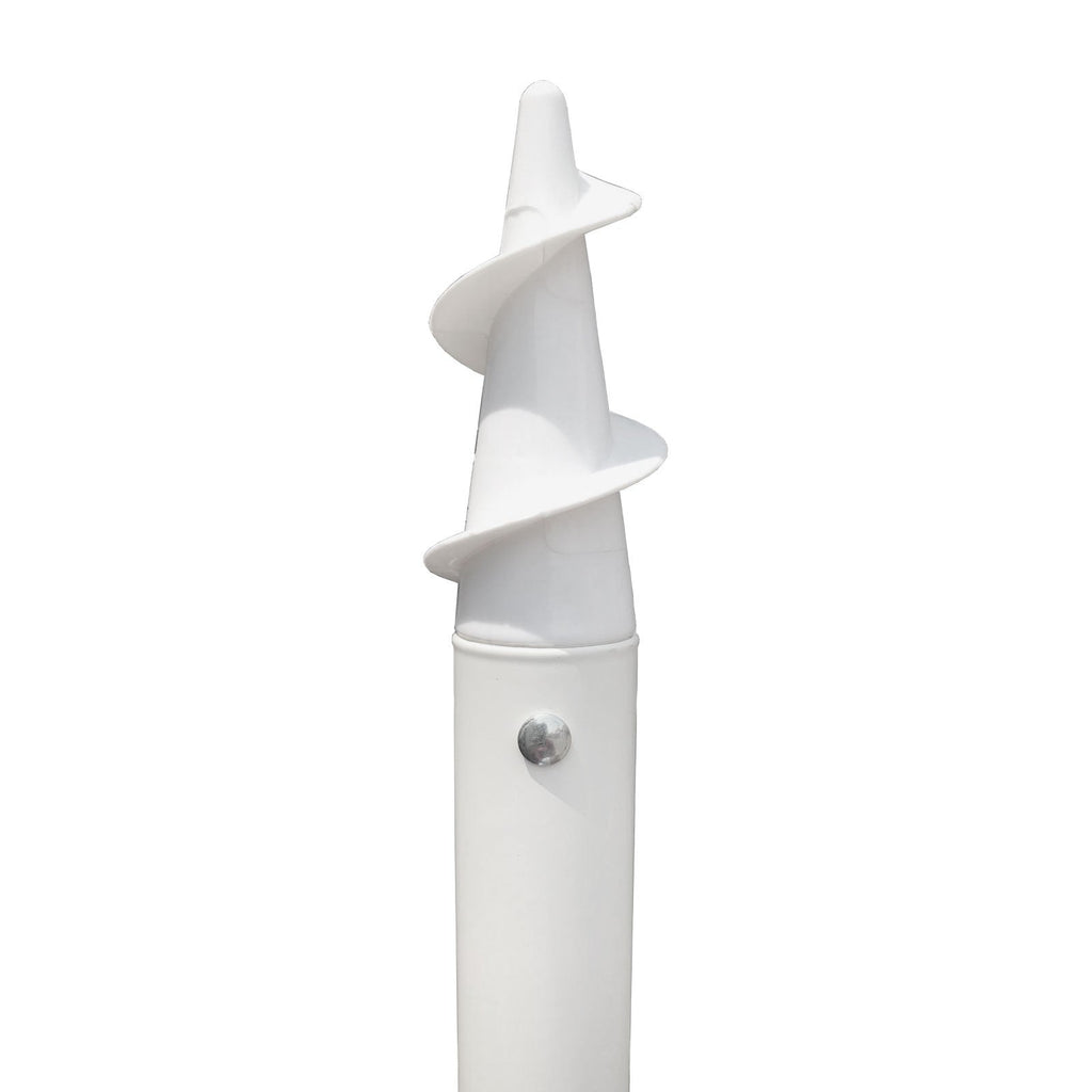 UPF50+ Balmoral Fringed 200cm Sky Blue - Umbrella Beach