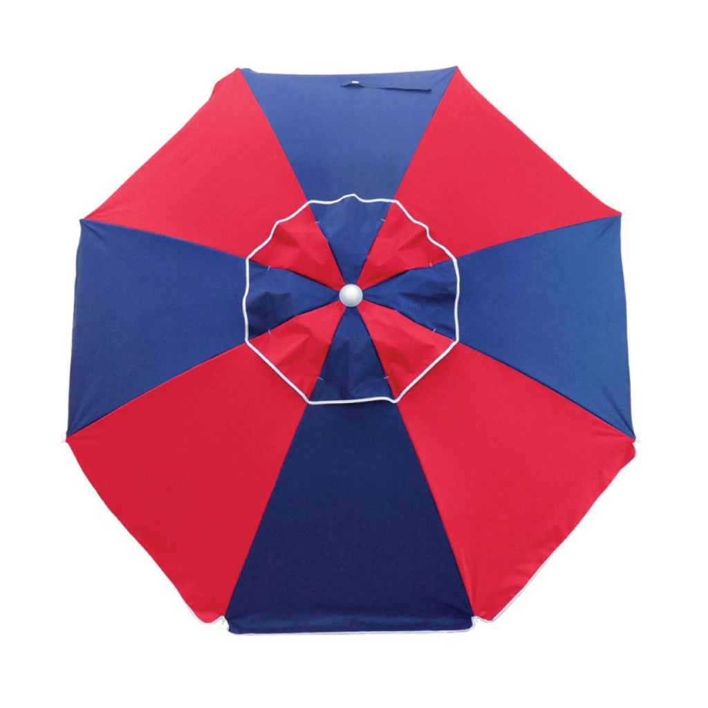 UPF50+ Fiesta 185cm Navy Blue and Red - Umbrella Beach