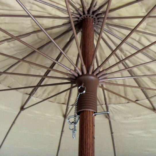 UPF50+ Hula Thatch Patio Umbrella 240cm - Umbrella Beach