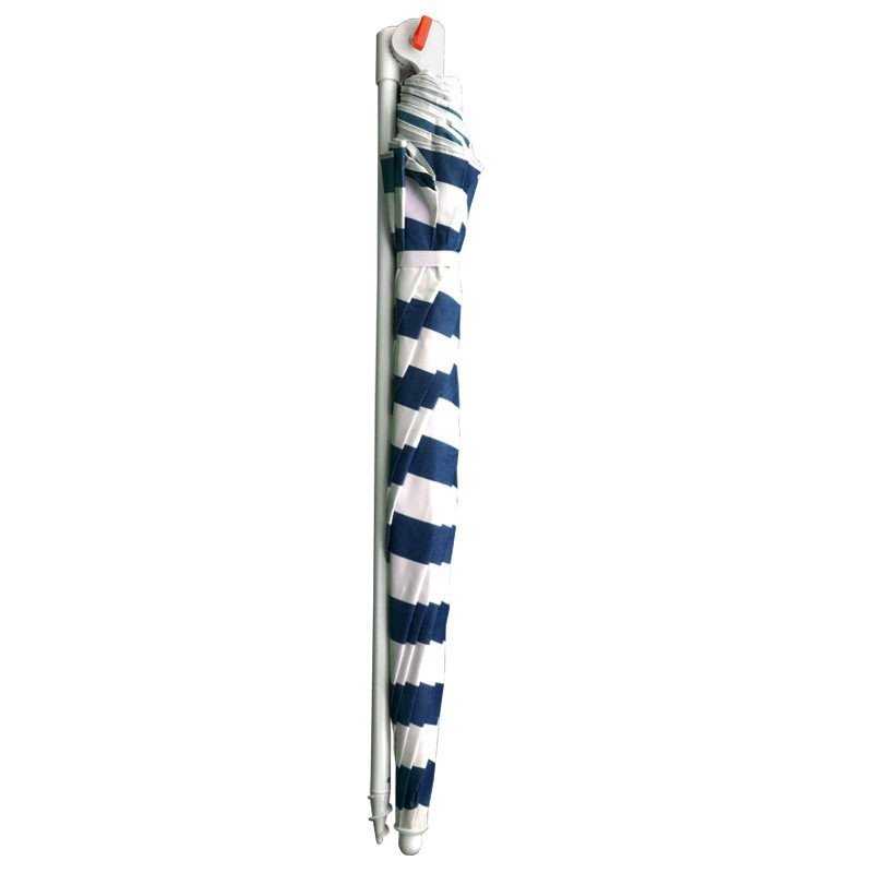 UPF50+ Noosa 180cm Navy and White Stripe - Umbrella Beach