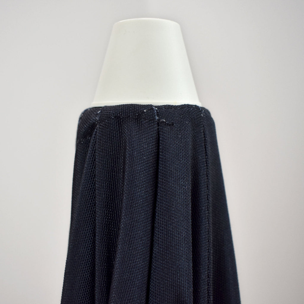 UPF50+ Premium Fringe Timber Beach Umbrella 200cm Nyx Black - Umbrella Beach