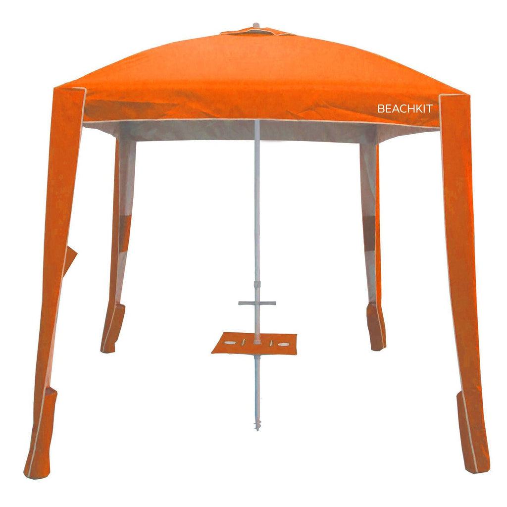 UPF50+ Ultimate Beach Cabana Fluro Orange - Umbrella Beach