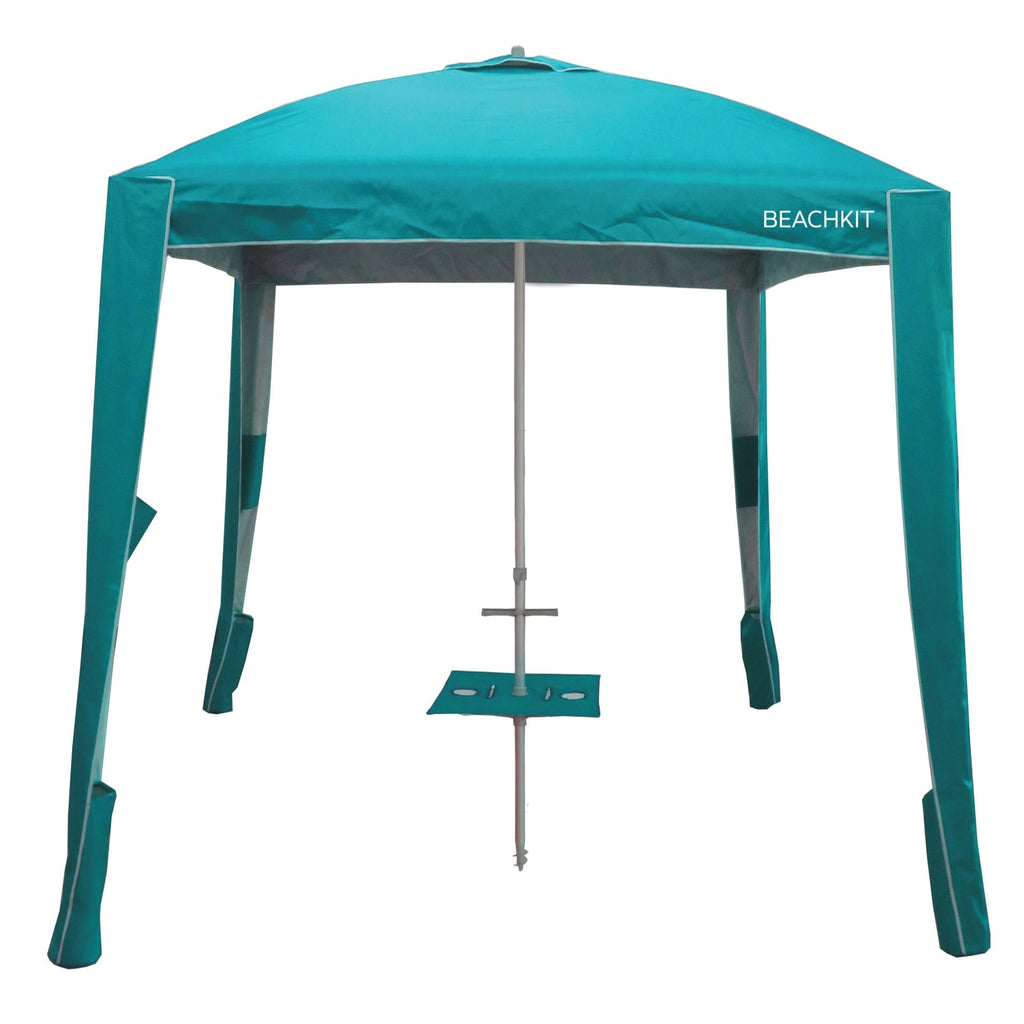 UPF50+ Ultimate Beach Cabana Turquoise - Umbrella Beach