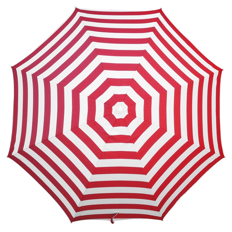 UPF50+ Noosa 180cm Red and White Stripe
