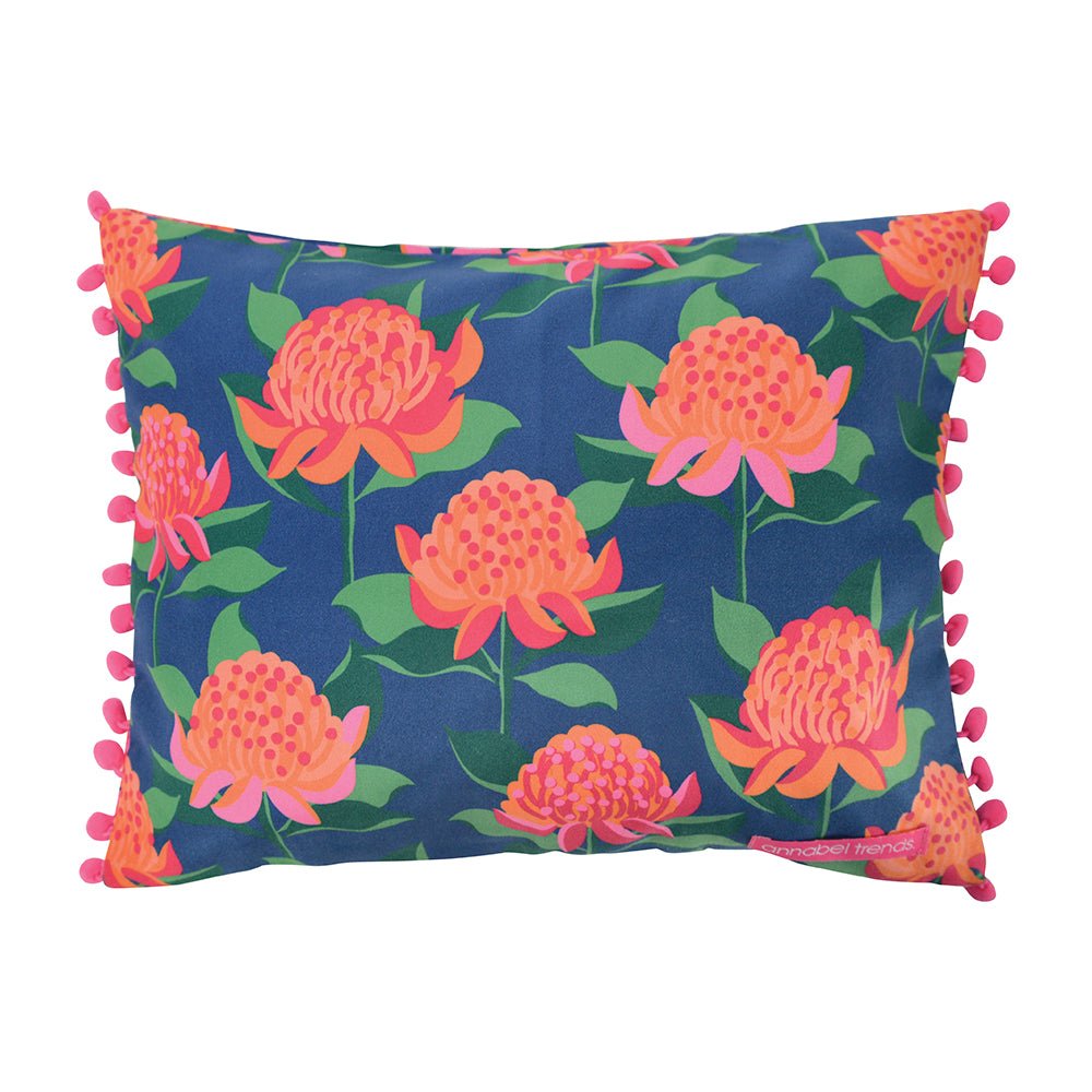 Inflatable Beach Pillow - Bright Waratah - Umbrella Beach