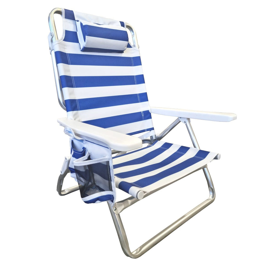 Shelta Kirra Striped Aluminium Beach Chair - Umbrella Beach