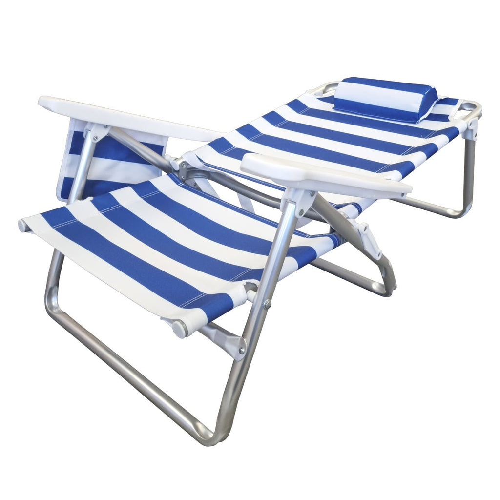 Shelta Kirra Striped Aluminium Beach Chair - Umbrella Beach