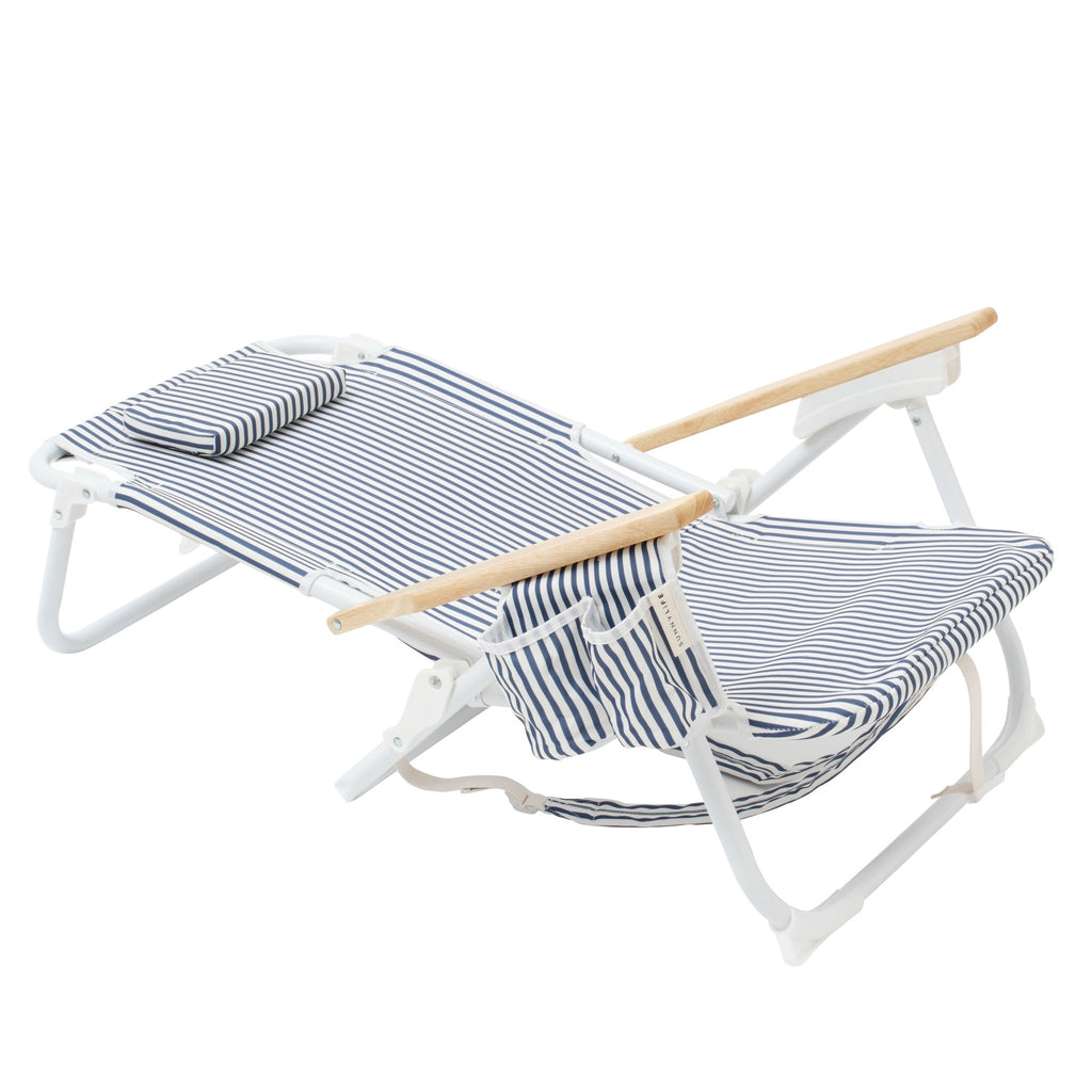 Sunnylife Deluxe Beach Chair Coastal Blue - Umbrella Beach