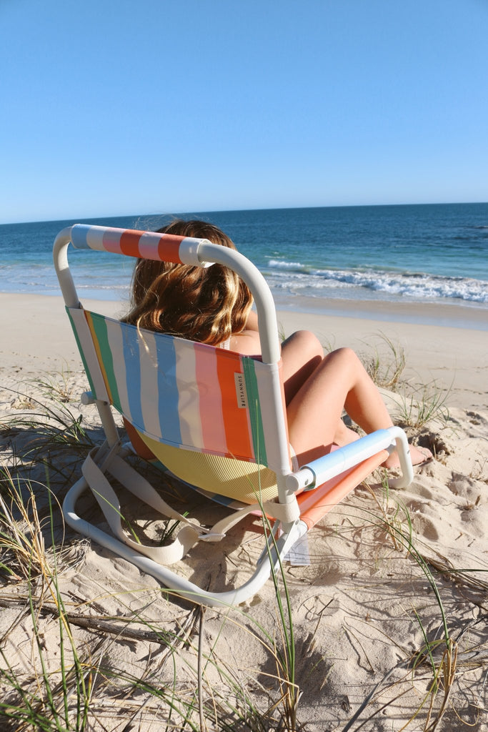 Sunnylife Low Beach Chair Utopia Multi - Umbrella Beach