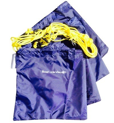 Umbrella Sand Weight Bag 4pc Tether Kit - Umbrella Beach