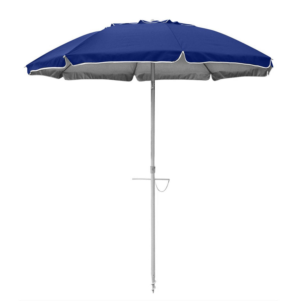 UPF50+ Beachcomber 210cm Navy Blue - Umbrella Beach