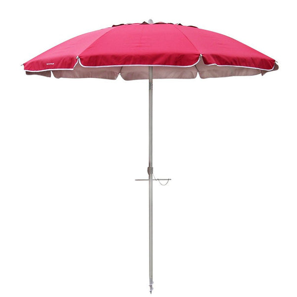 UPF50+ Beachcomber 210cm Red - Umbrella Beach