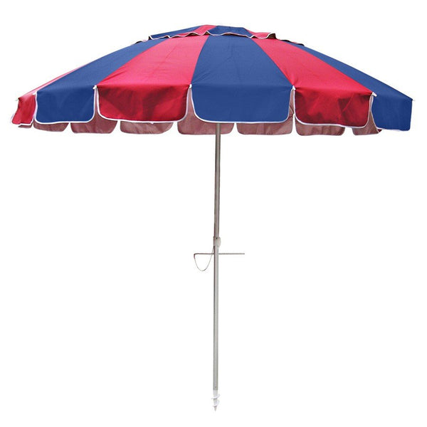 UPF50+ Carnivale 240cm Navy Blue and Red - Umbrella Beach