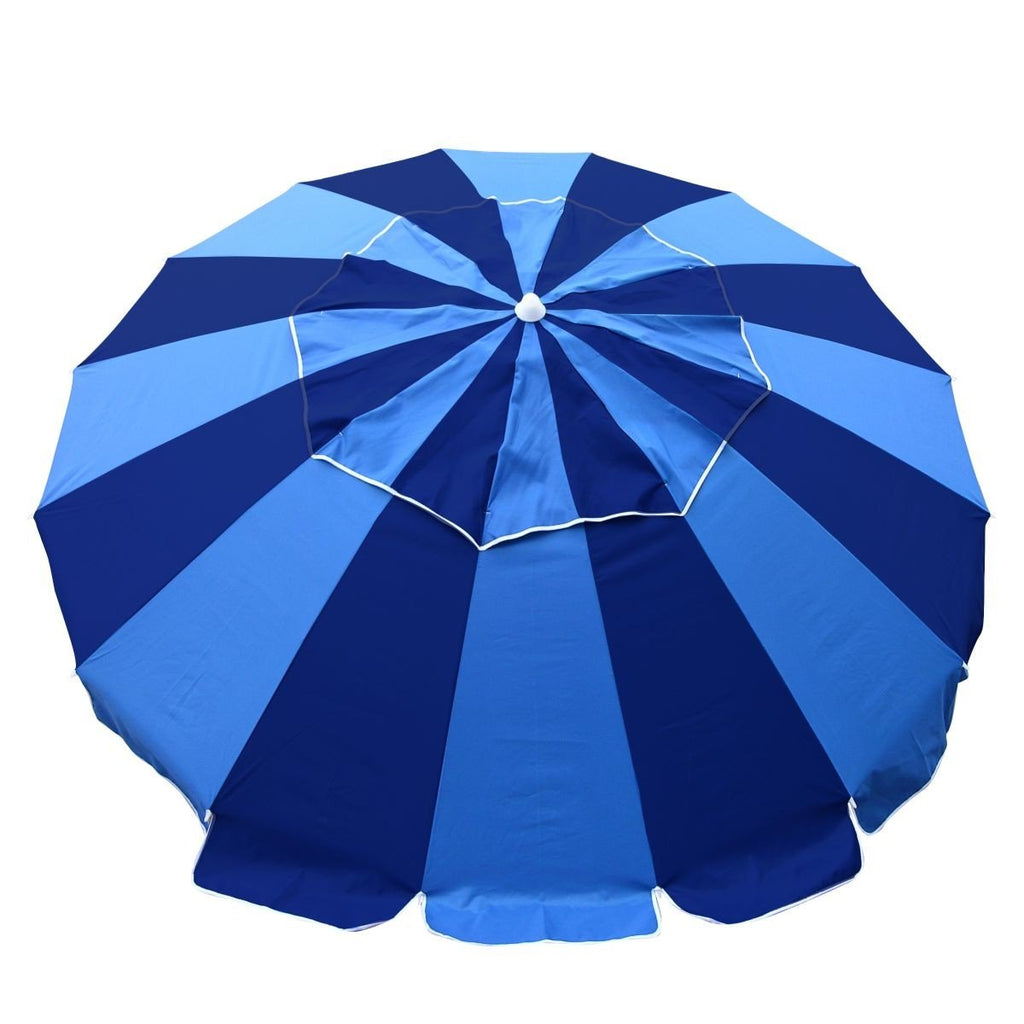 UPF50+ Carnivale 240cm Royal Blue and Navy - Umbrella Beach