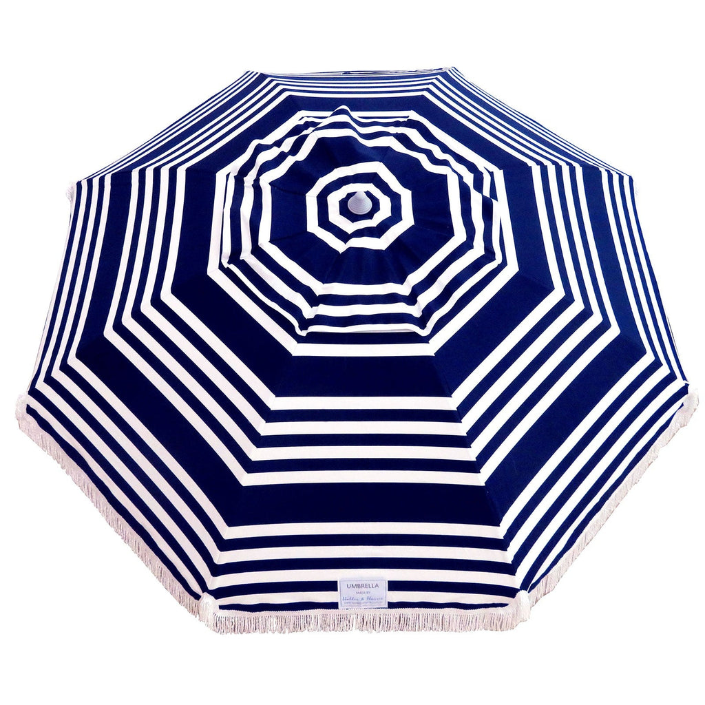 UPF50+ Fringe Beach 210cm Umbrella Hello Sailor - Umbrella Beach