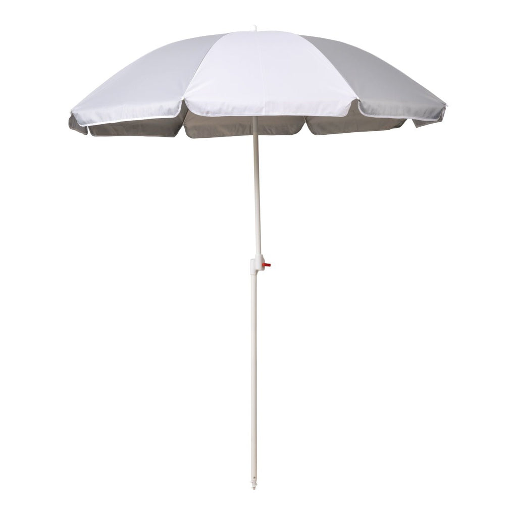 UPF50+ Noosa 180cm Grey and White - Umbrella Beach