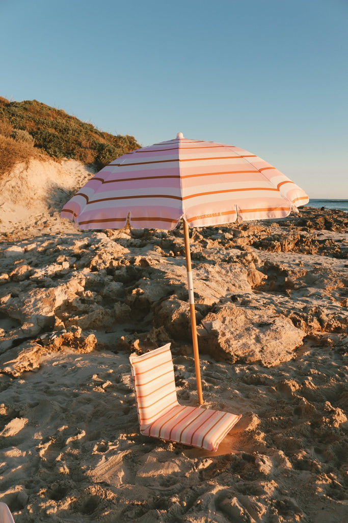 UPF50 Sunnylife 150cm Strawberry Sorbet Beach Umbrella - Umbrella Beach