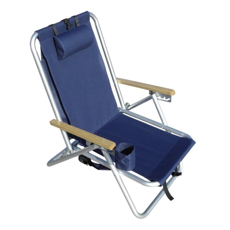 Wearever Backpack Beach Chair Navy - Umbrella Beach