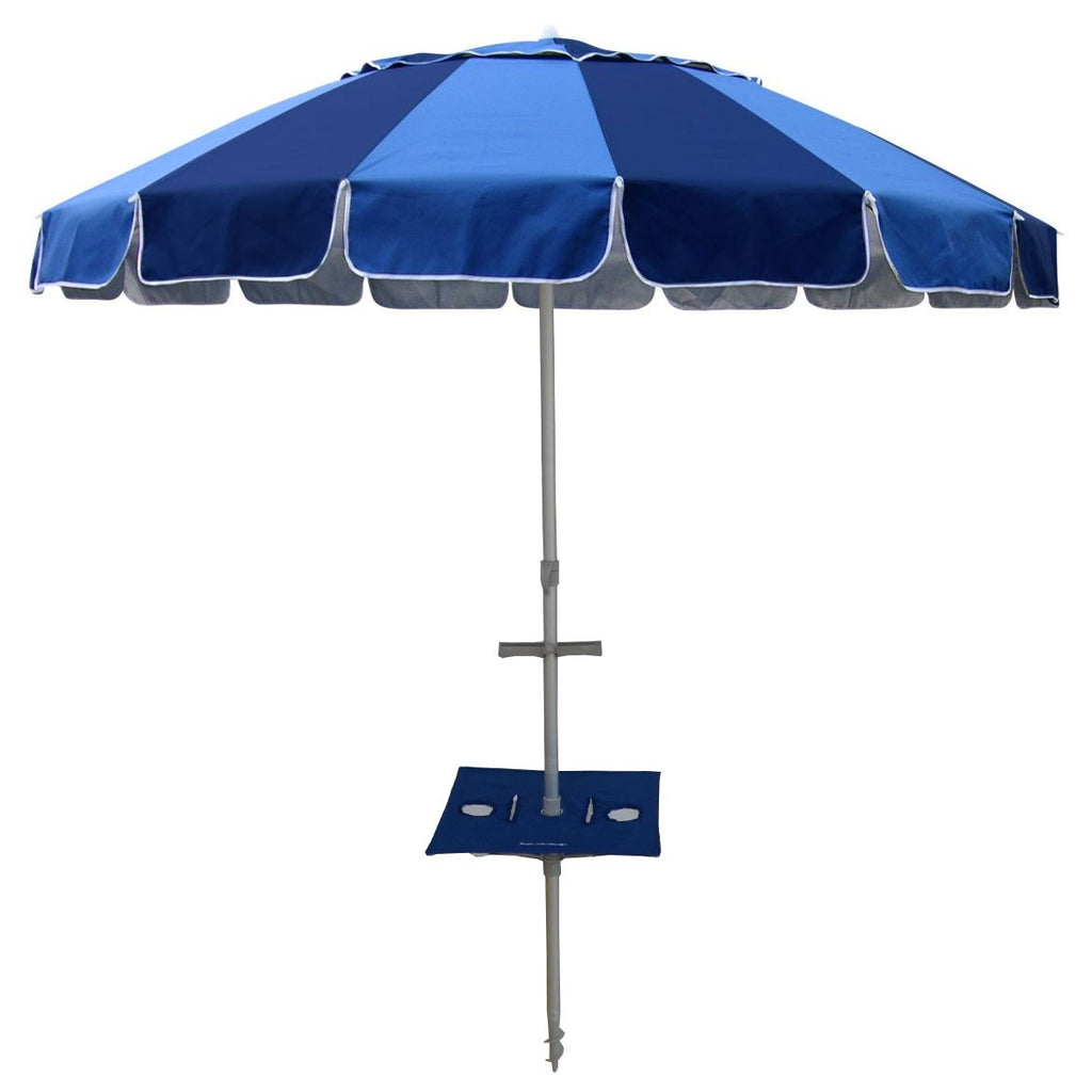 Beachkit Carnivale with Sunraker Table 240cm Royal and Navy