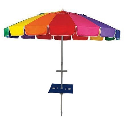 UPF50+ Carnivale with Sunraker Table 240cm Rainbow