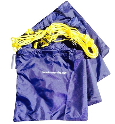 Umbrella Sand Weight Bag 4pc Tether Kit